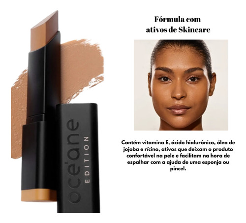 Base Em Bastão Foundation Stick Honey Océane Edition 8g