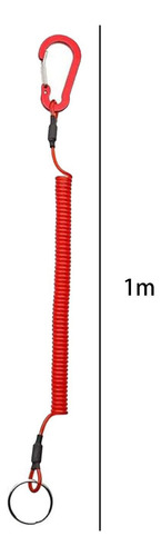 2 Chaveiros Retráteis Com Cordão De Segurança Para Vermelho