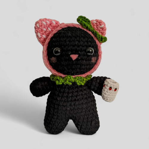 Nana Osaki Gatito Peluche Amigurumi Ai Yazawa Negro