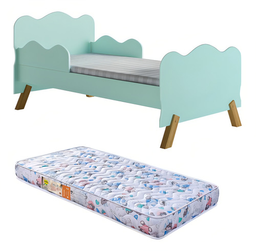 Mini Cama Angel Nuvem Com Brinde Colchão Infantil - Promoção