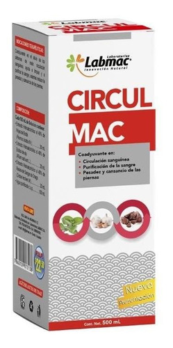 Circulmac Jarabe 500 Ml Sistema Circulatorio