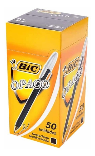 Boligrafo Birome Bic Opaca En Caja X50 Unid Color Negra