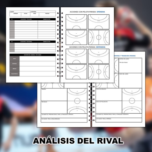 Kit Imprimible Agenda Dt Entrenador Handball (pdf + Ppt)