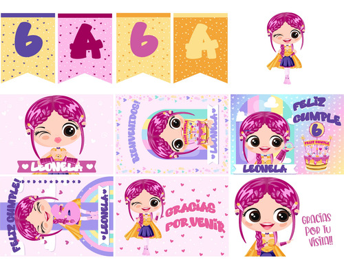 Kit Luli Pampin Imprimible Editable Completo