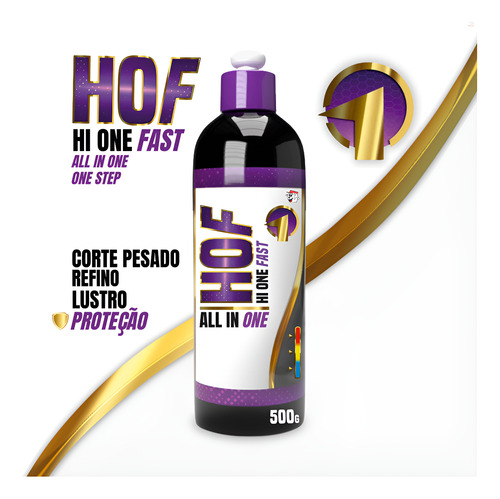 Composto Polidor 1 Etapa High One Fast 4 Em 1 Hof Lincoln