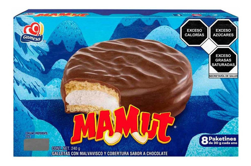 Galletas Gamesa Mamut Chocolate 240g