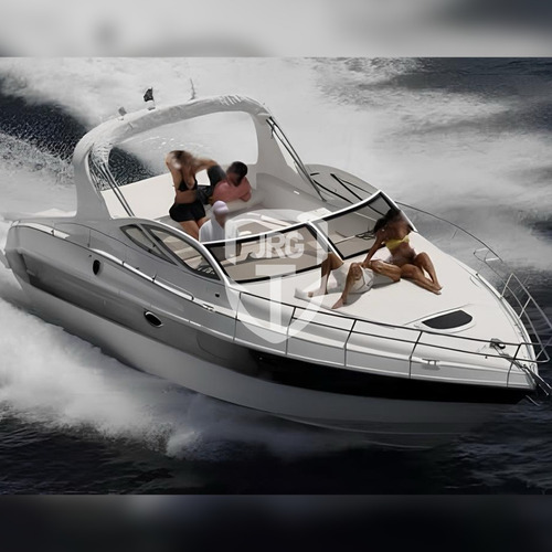 Lancha Real Top 38 Com 2x Mercruiser 320 Hp + Ar E Gerador