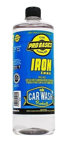 Iron Less Descontaminador Ferroso 1 Lt Rin Pintura Probasics