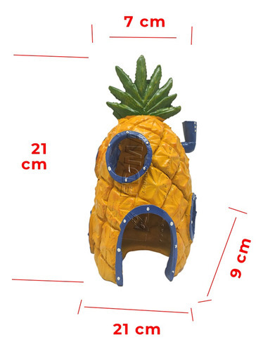 Enfeite Casa Do Bob Esponja G Fragata Ornamentos