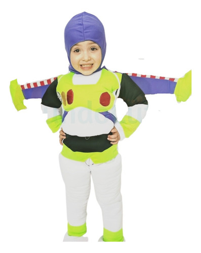 Imagen 2 de 5 de Disfraz Buzz Lightyear Niño Toy Story Boss Lightyear Premium