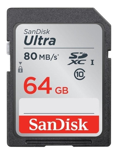Cartão de memória SanDisk SDSDUNC-064G-AN6IN  Ultra 64GB