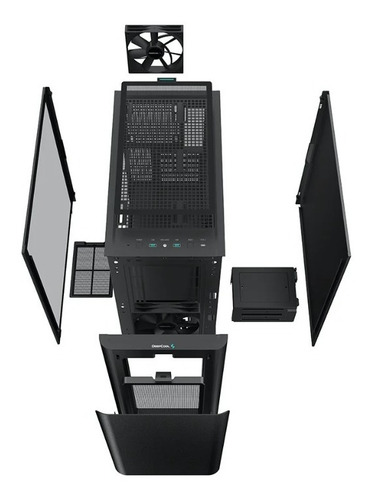 Imagen 8 de 10 de Gabinete Deepcool Ck550 2 Coolers 140mm Super Silencioso !