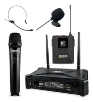 Comprar Set Micrófono Inalámbrico De Mano Skp Uhf-400d Con Body Pack