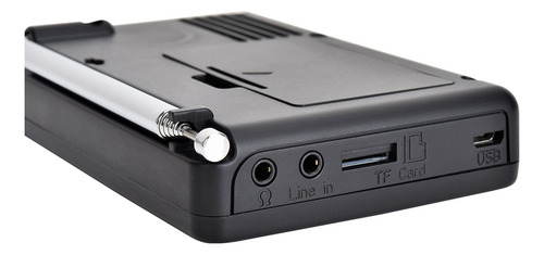 Aa Radio Portátil Am/fm/sw Con Grabador Mp3 Usb