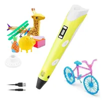 Comprar Lapicera 3d Lápiz Impresión 3d Para Impresión Y 3 Filamentos