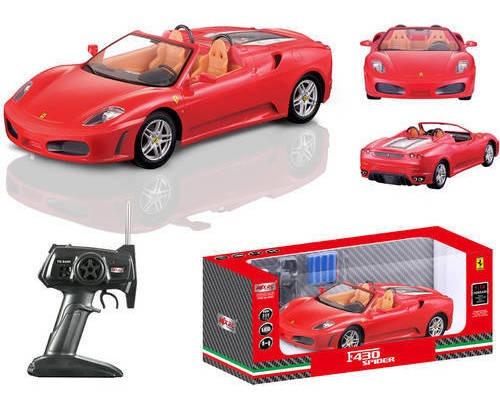 Auto De Juguete A Escala 1:14 Ferrari F430 Spider Con