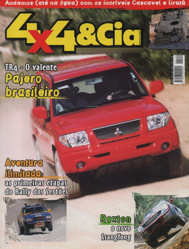 4x4 & Cia N°109 Mitsubishi Tr4  Cascavel Urutú Rexton Rally