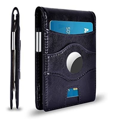 Minimalista Rfid Bloqueo Frontal Bolsillo Wallet 7x8yx