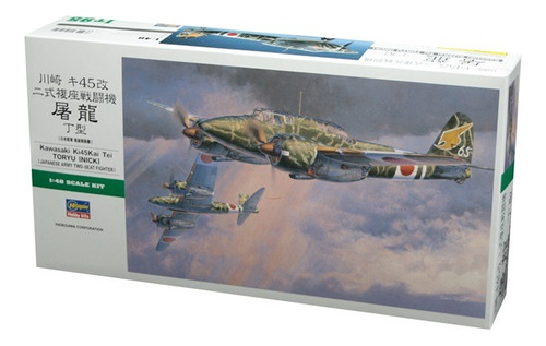 Modelismo Avion Japones 1/48 Kawasaki Ki-45 Toryu Hasegawa