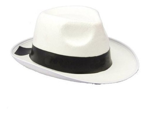 Sombrero De Gángster Blanco