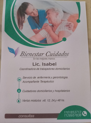 Servicio De Cuidadores Domiciliarios
