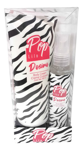 Kit Crema Y Loción Corporal Pop Life Body Cream Individual