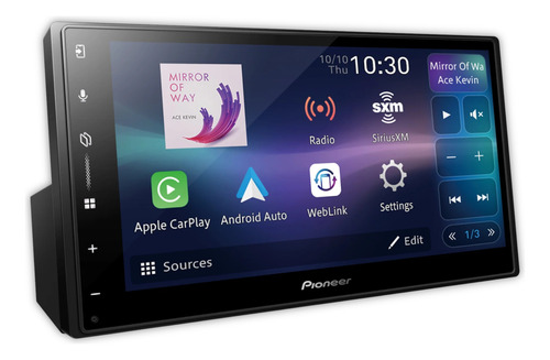 Pantalla Pioneer Dmhw3000nex 6.8 PLG Carplay Android Weblink