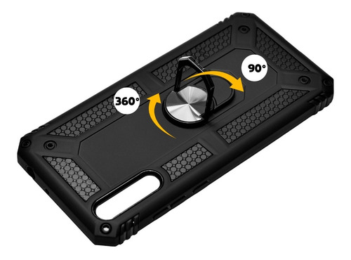 Imagen 3 de 7 de Funda Anillo Magnetica Case Uso Rudo Modelos Huawei