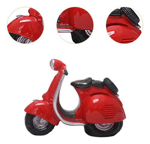 Piggy Bank Saving Pot Ornament Decoración Del Motocicleta