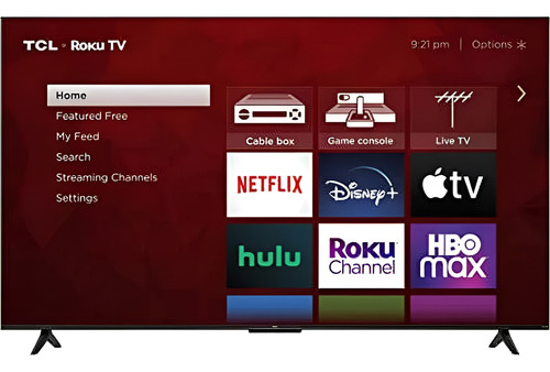 Pantalla Tcl 55 Class 4 Series 4k Uhd Hdr Led Smart Tv Roku