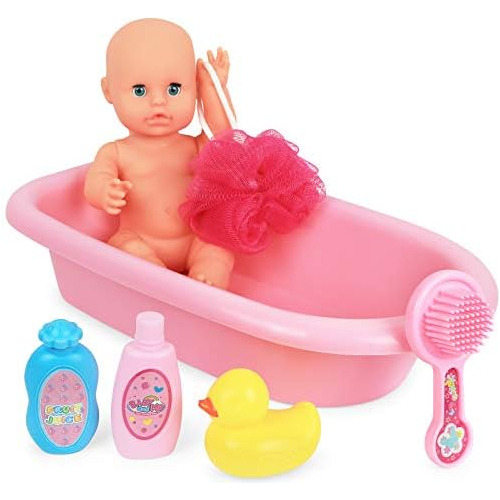 Click N Play Baby Doll Accesorios Bañera Pretend Plays...