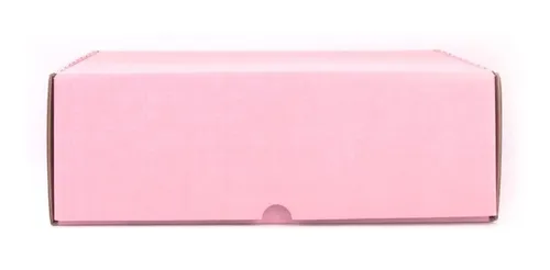 comprar 50 Mailbox 20x30x10 Caja De Envios Carton Color Rosa 
