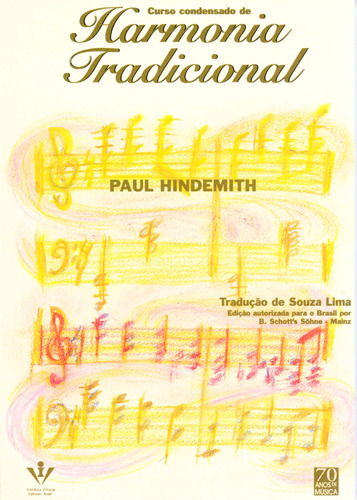 Curso condensado de harmonia tradicional, de Hindemith, Paul. Editora Irmãos Vitale Editores Ltda, capa mole em português, 1949