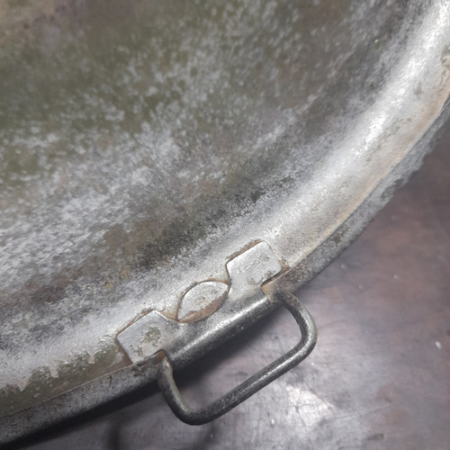 Imagem 8 de 9 de Capacete M1 Antigo Numerado Emenda Dianteira Fecho Flexível