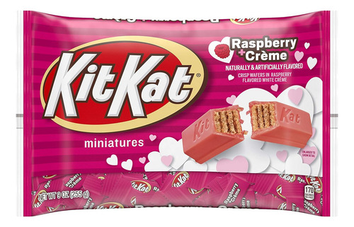 Kit Kat Miniaturas Bolsa De Oblea De Crema De Frambuesa Y Du