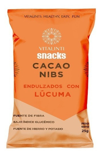 Cacao Nibs Endulzados Con Lúcuma