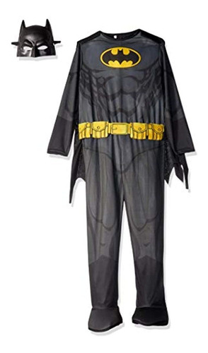 Disfraz De Batman De Dc Comics Para Niños, M, Multicolor