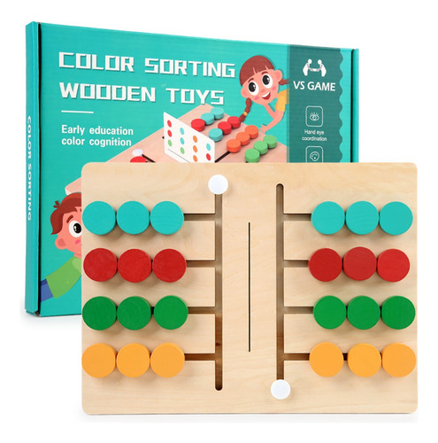 Juego Madera Didáctico Niños Montessori Pensamiento Lógico