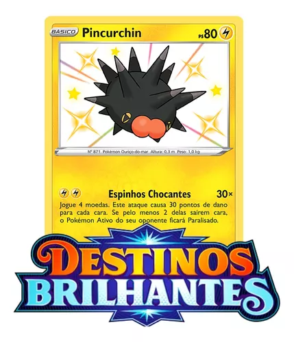 Carta Pokémon Suicune Shiny Lendário Destinos Brilhante