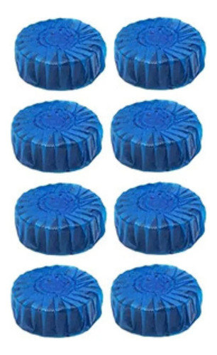 Pastillas Limpiadoras Para Baño Azul 8 Unidades