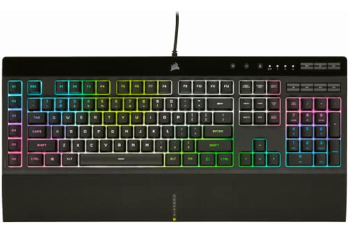 Corsair K55 Rgb Pro Xt Teclado De Membrana Con Cable Para