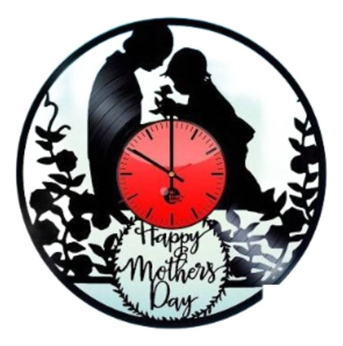 Reloj Corte Laser 0738 Dia De Las Madres E Hija