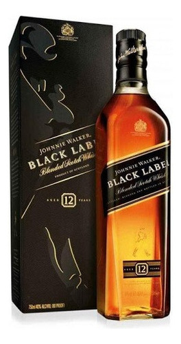 Whisky Johnnie Walker Black Label 1 Litro Sin Caja