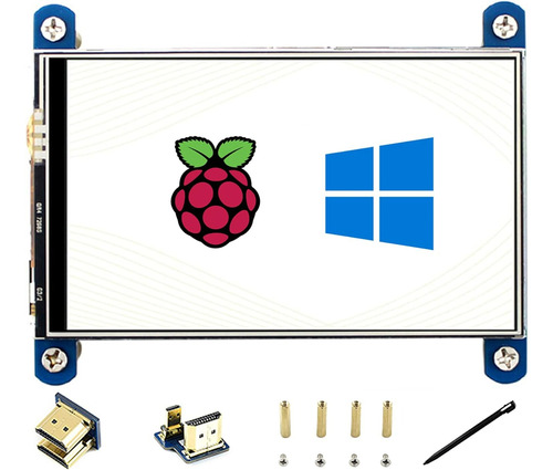 Pantalla Ips Lcd Hdmi De 4 PuLG Para Raspberry Pi Waveshare.