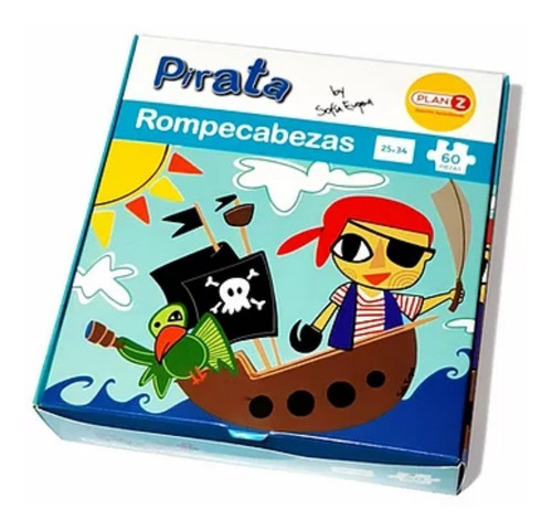 Rompecabezas Pirata. Puzzle 60 Piezas