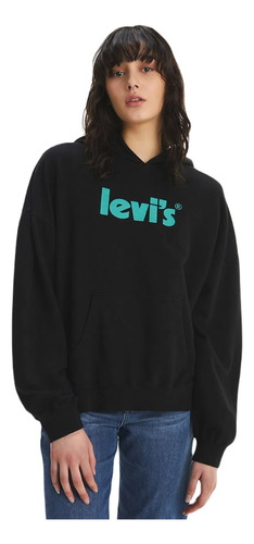Buzo Levis Mujer Graphic Standard Hoodie  Poster Logo 