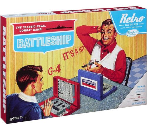 Battleship - Edicion Retro - Hasbro Juego De Mesa