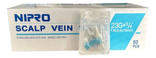 Mariposa Scalp Vein Set Nipro 23g X 3/4 50 Unidades