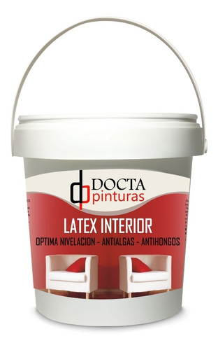 Latex Interior 20 Lts Docta+2 Entonadores 120cm3 + Rodillo 