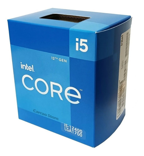 Procesador I5-12400f 4.40ghz 18mb Cache Lga1700 12va Gen